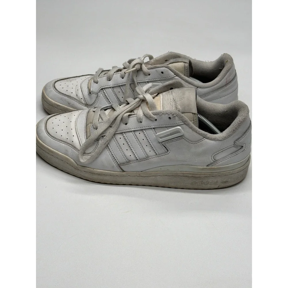 Adidas‎ Forum Low White Leather Casual Sneakers Men's Size 11.5